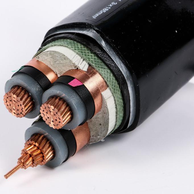 產(chǎn)品名稱：YJV-10KV 3*185 高壓電纜
